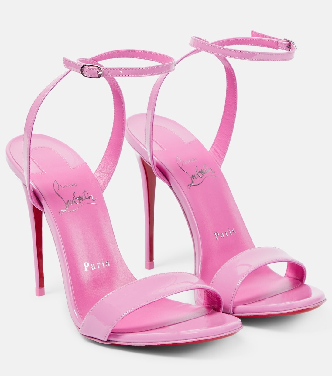 

Сандалии Loubigirl из лакированной кожи Christian Louboutin, розовый