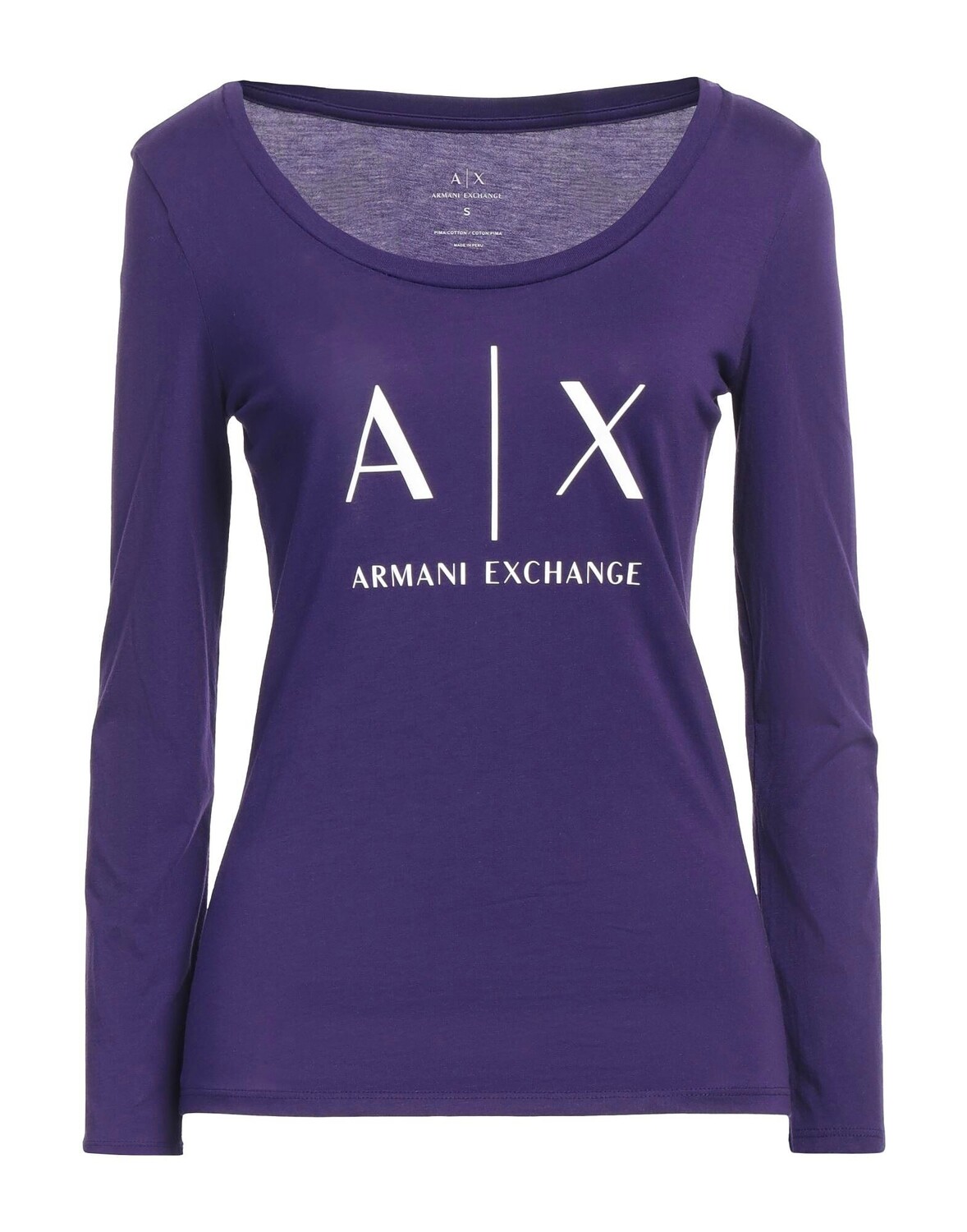 

Футболка Armani Exchange, фиолетовый