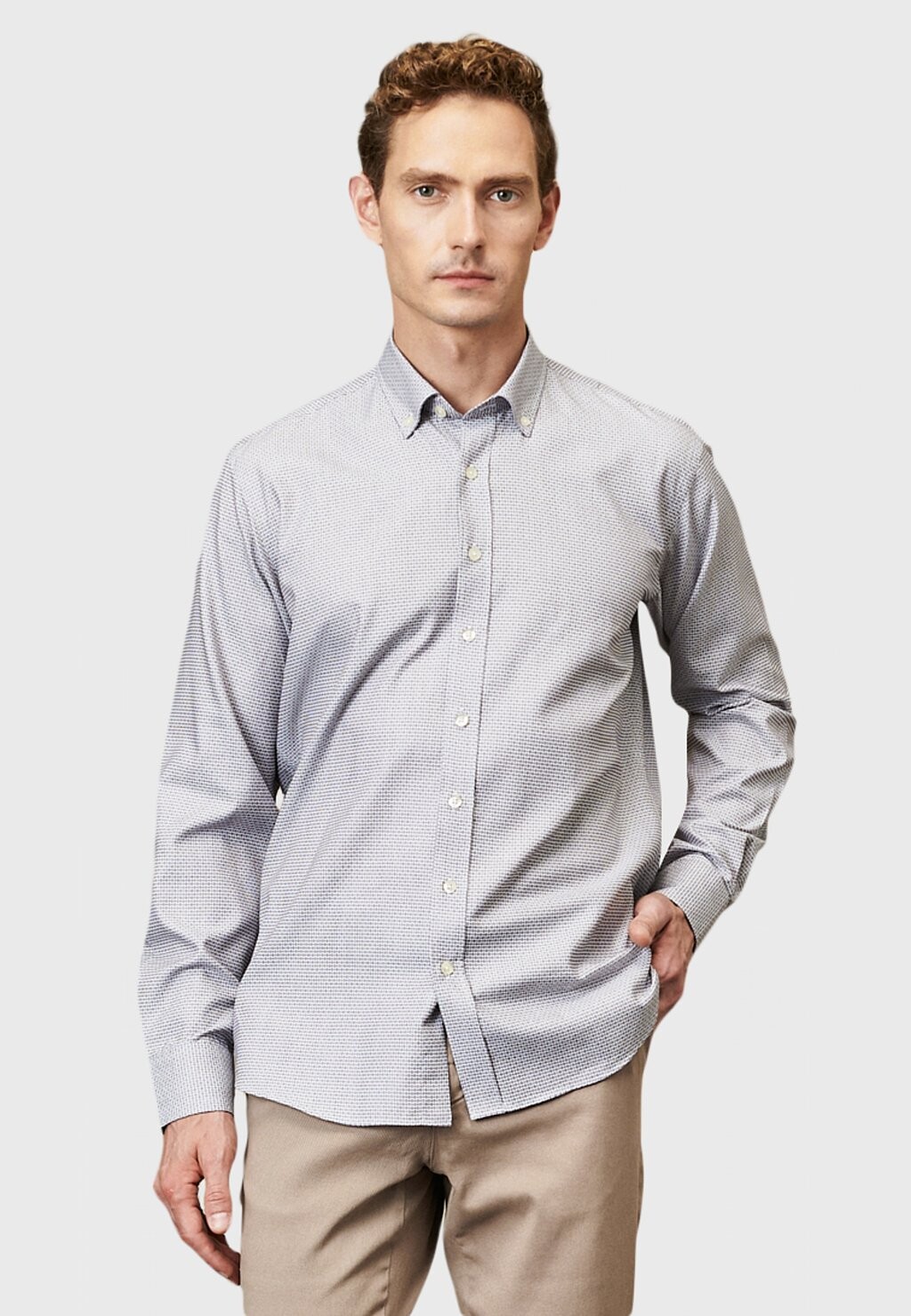 

Рубашка COMFORT FIT DOBBY WEAVE AC&CO / ALTINYILDIZ CLASSICS, цвет Comfort Fit Dobby Weave Shirt