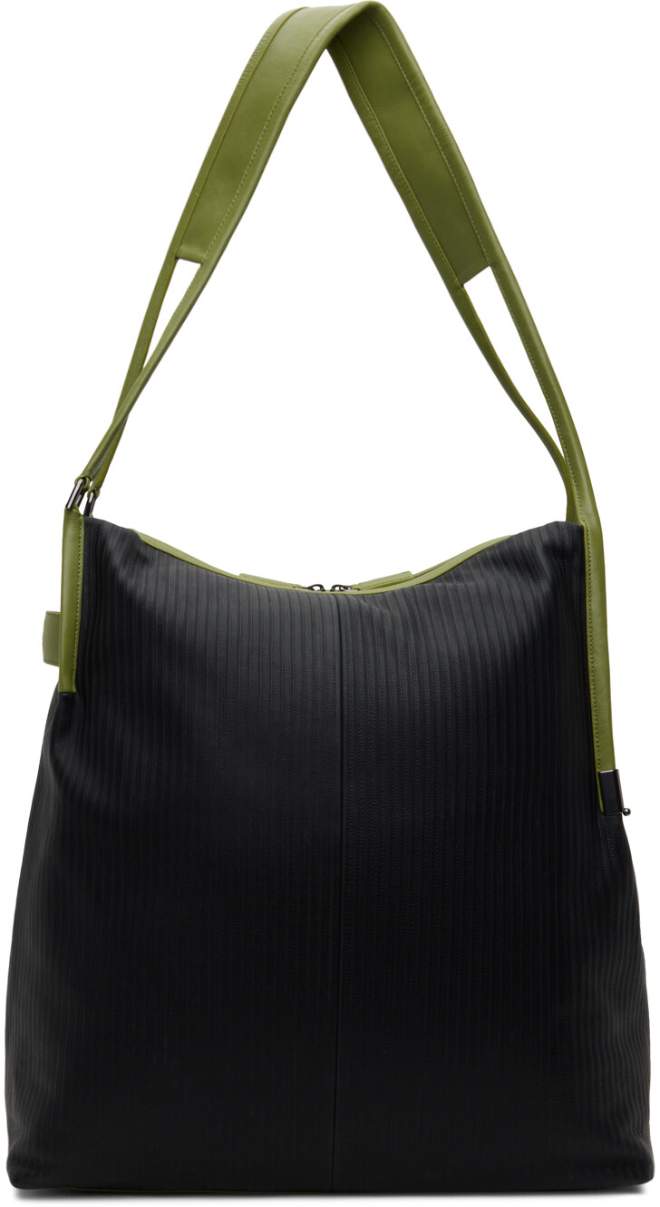 

Черная и зеленая сумка Kiko Kostadinov Edition Inayat Carryall At.Kollektive