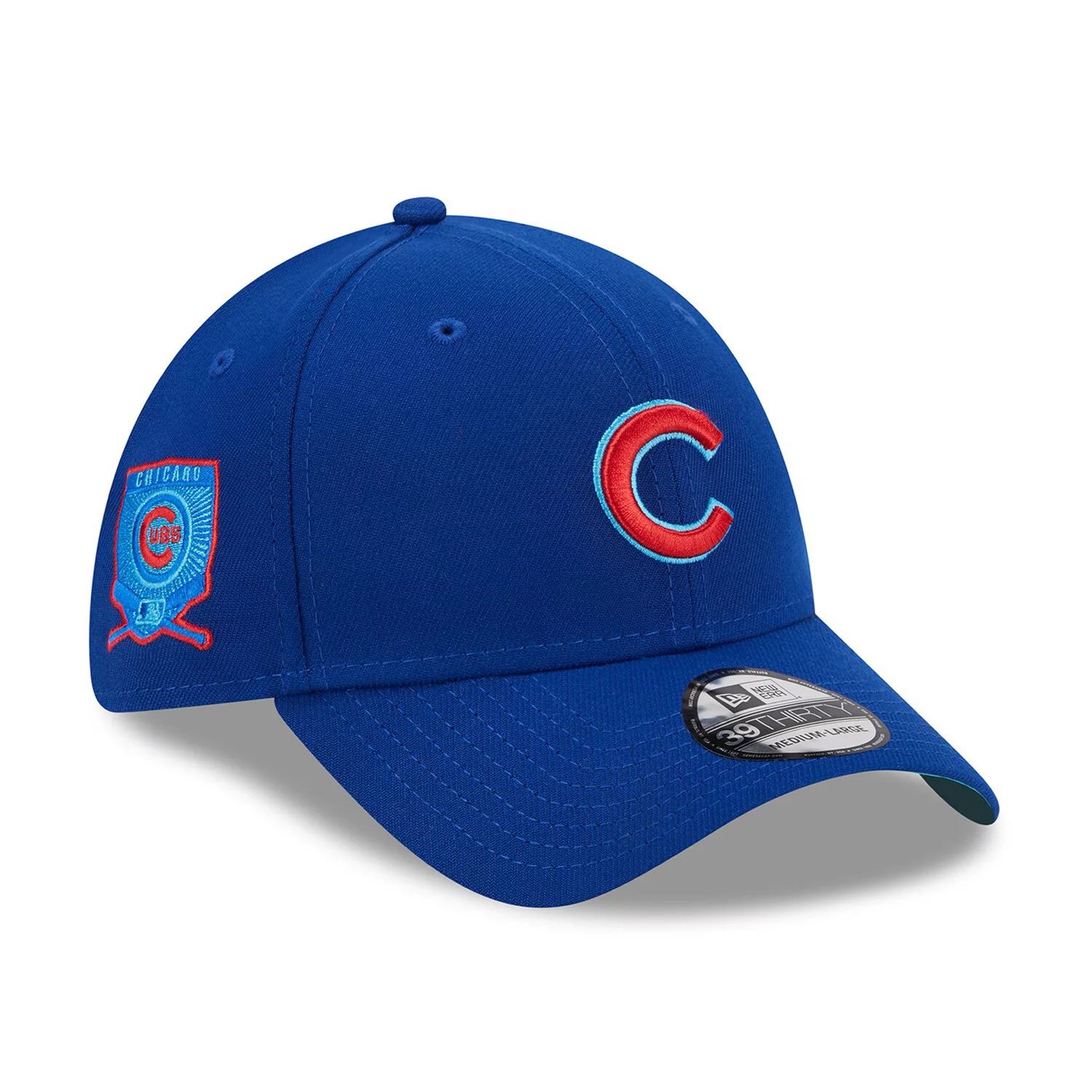 

Мужская гибкая кепка New Era Royal Chicago Cubs 2023 MLB Father's Day 39THIRTY