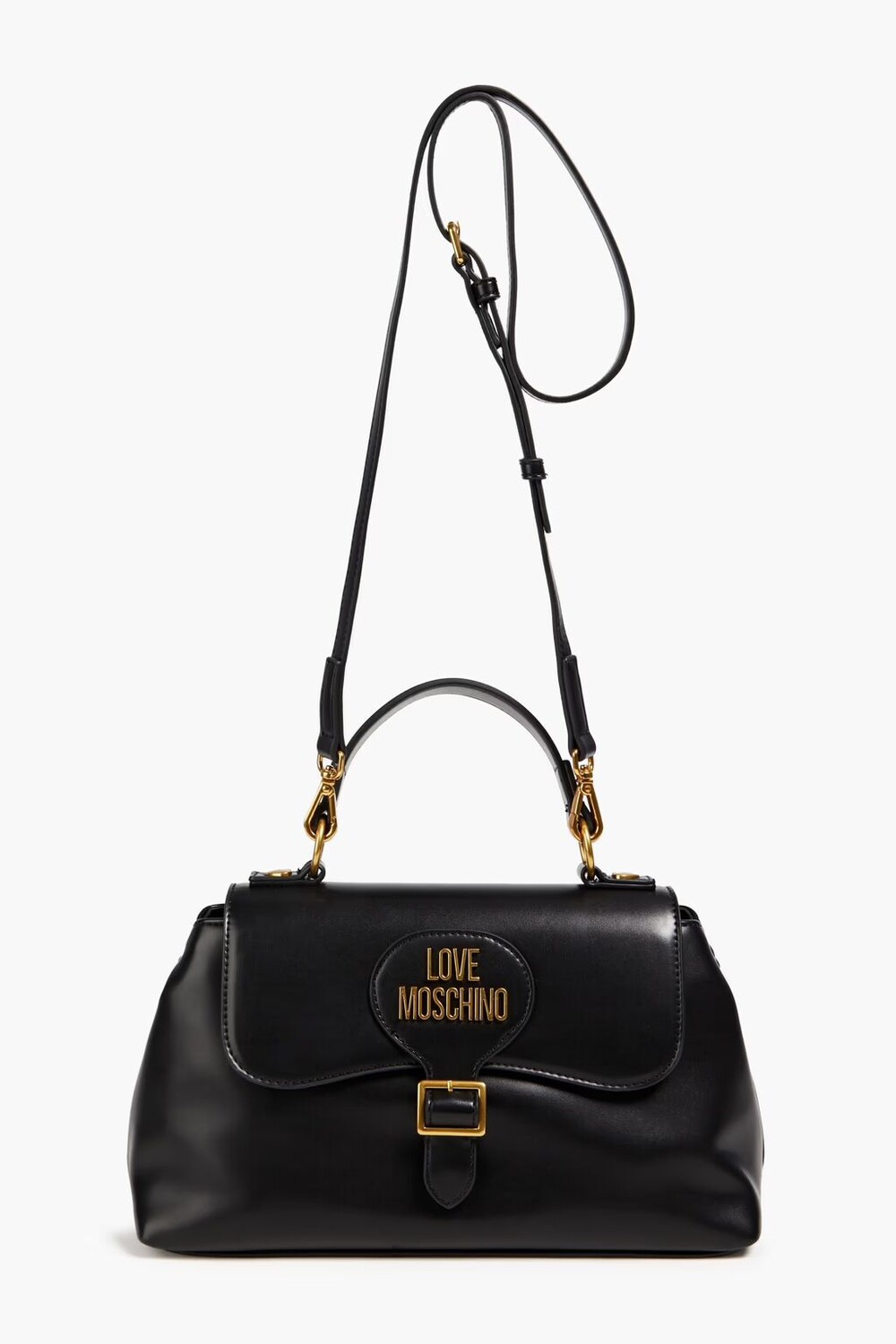 

Сумка-тоут из искусственной кожи с тисненым логотипом Love Moschino, черный