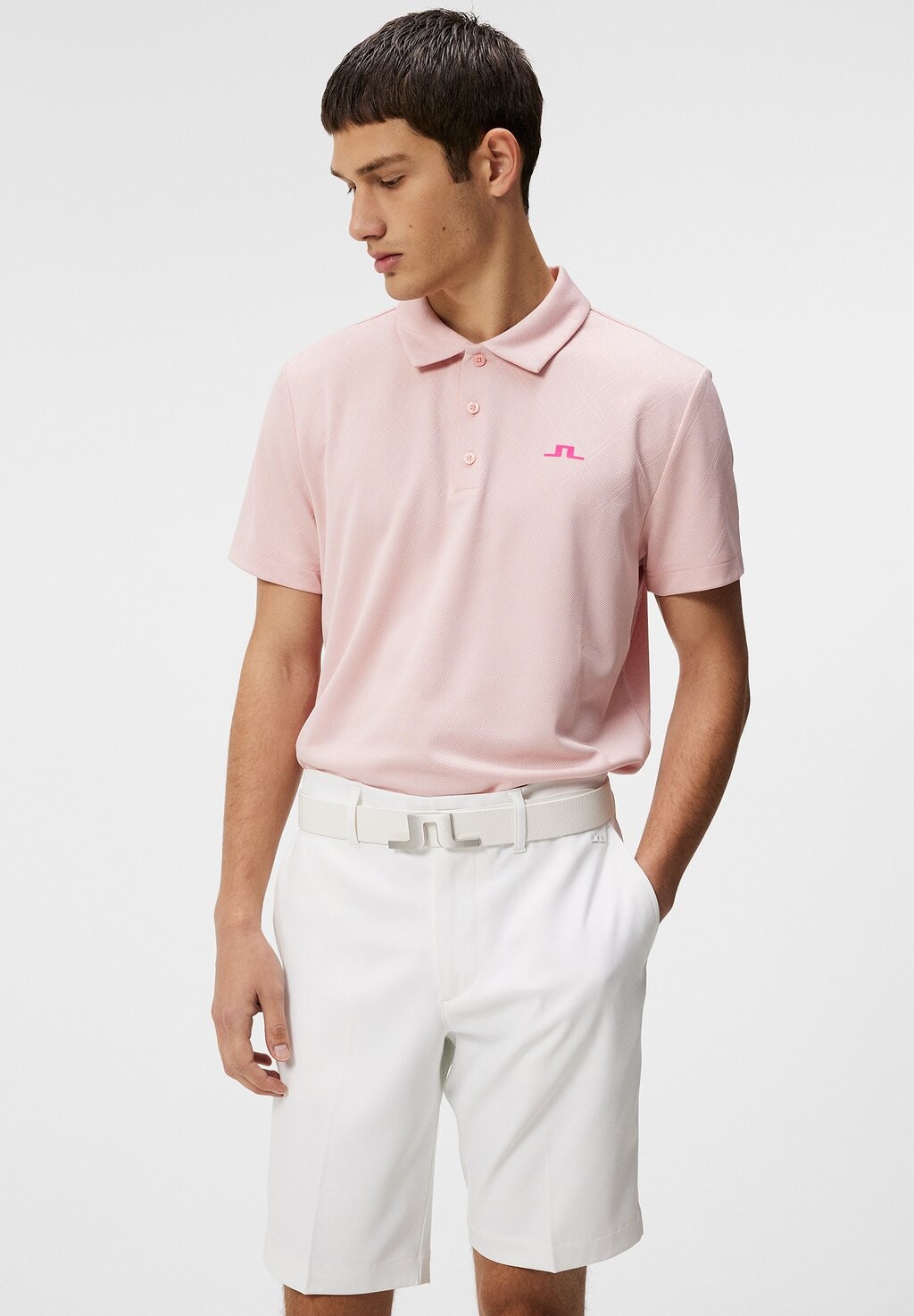 

Рубашка-поло REGULAR FIT J.LINDEBERG Sports, розовый