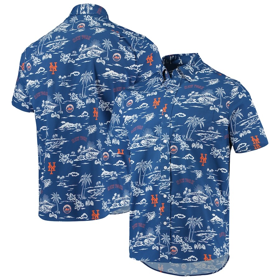 

Рубашка Reyn Spooner New York Mets, роял