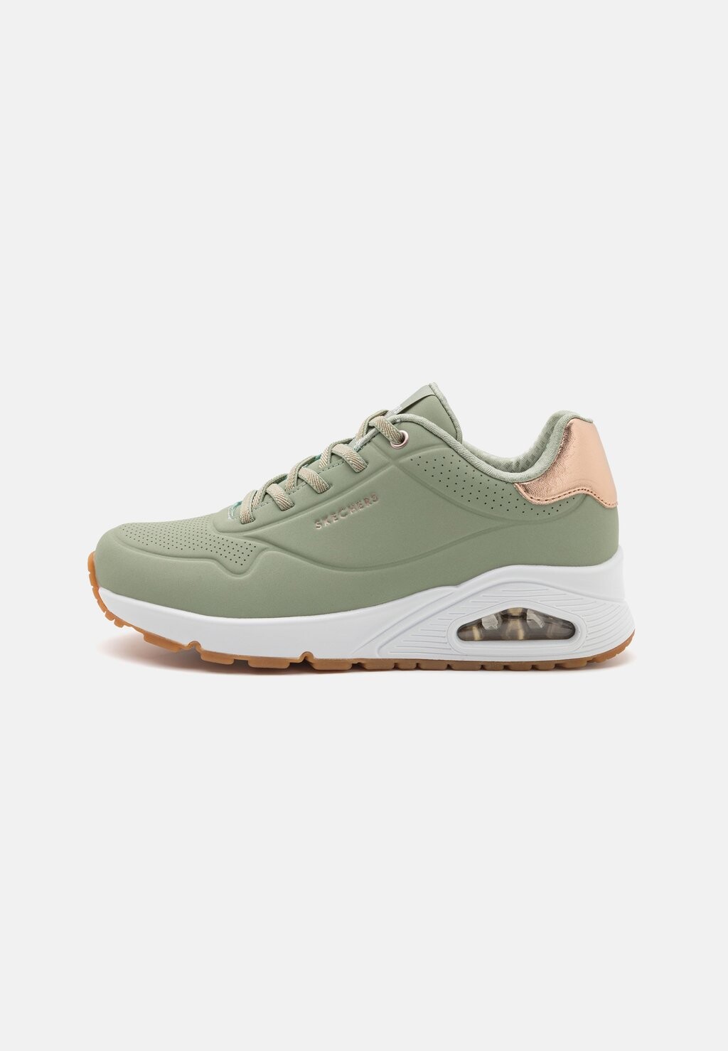 

Низкие кроссовки Uno Skechers Sport, цвет sage/rose gold