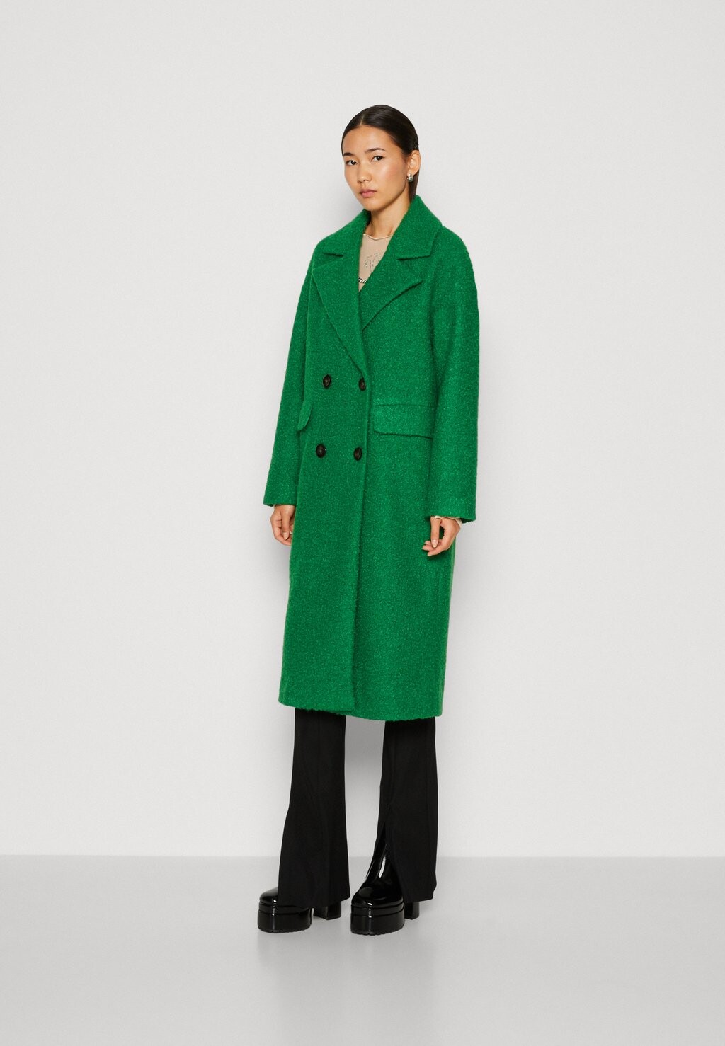 

Классическое пальто ONLY ONLVALERIA PIPER COAT, цвет green bee