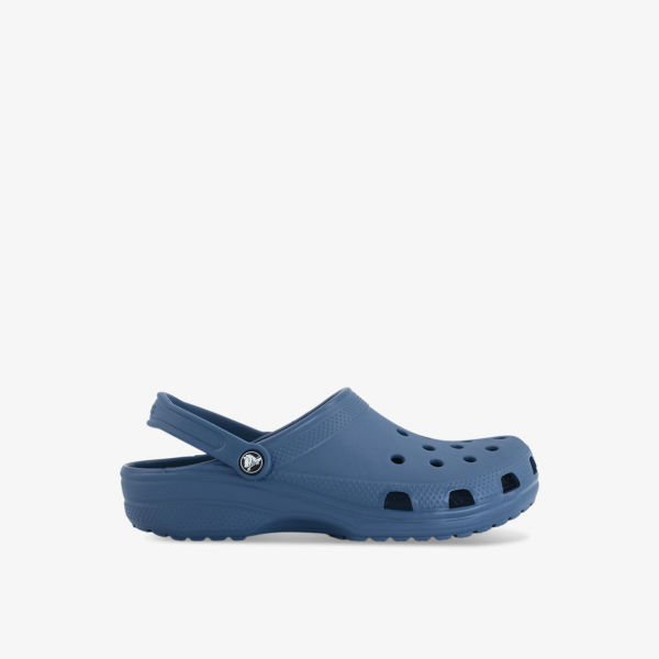 цена Классические резиновые сабо с логотипом Crocs, синий