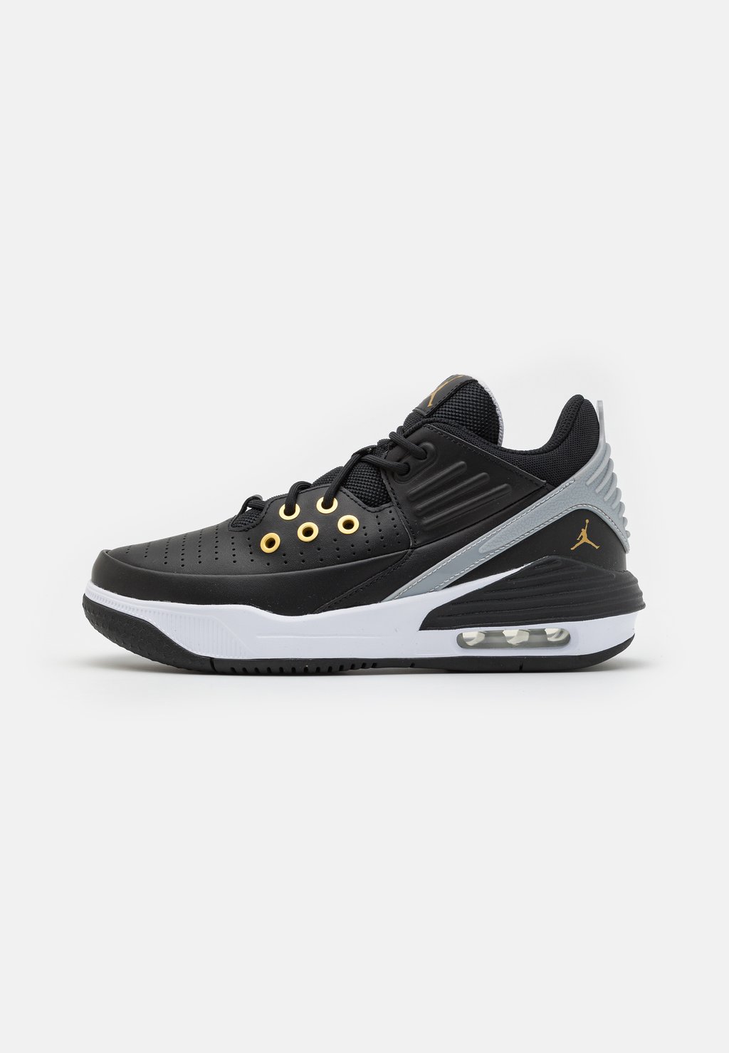 

Баскетбольные кроссовки Jordan Max Aura 5 Unisex Jordan, цвет black/metallic gold/white/wolf grey