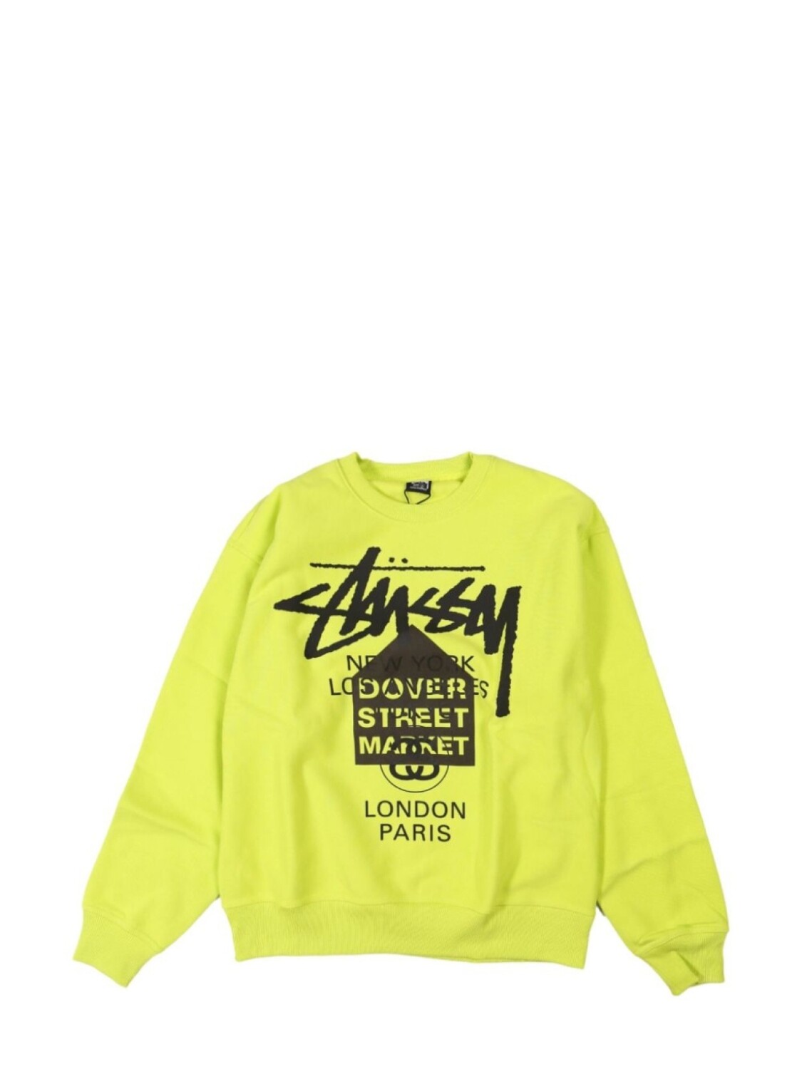 

Stüssy толстовка World Tour, желтый