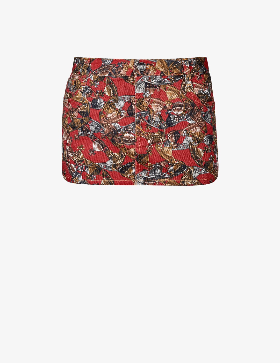 

Супер мини-юбка из пенопласта Vivienne Westwood, красный