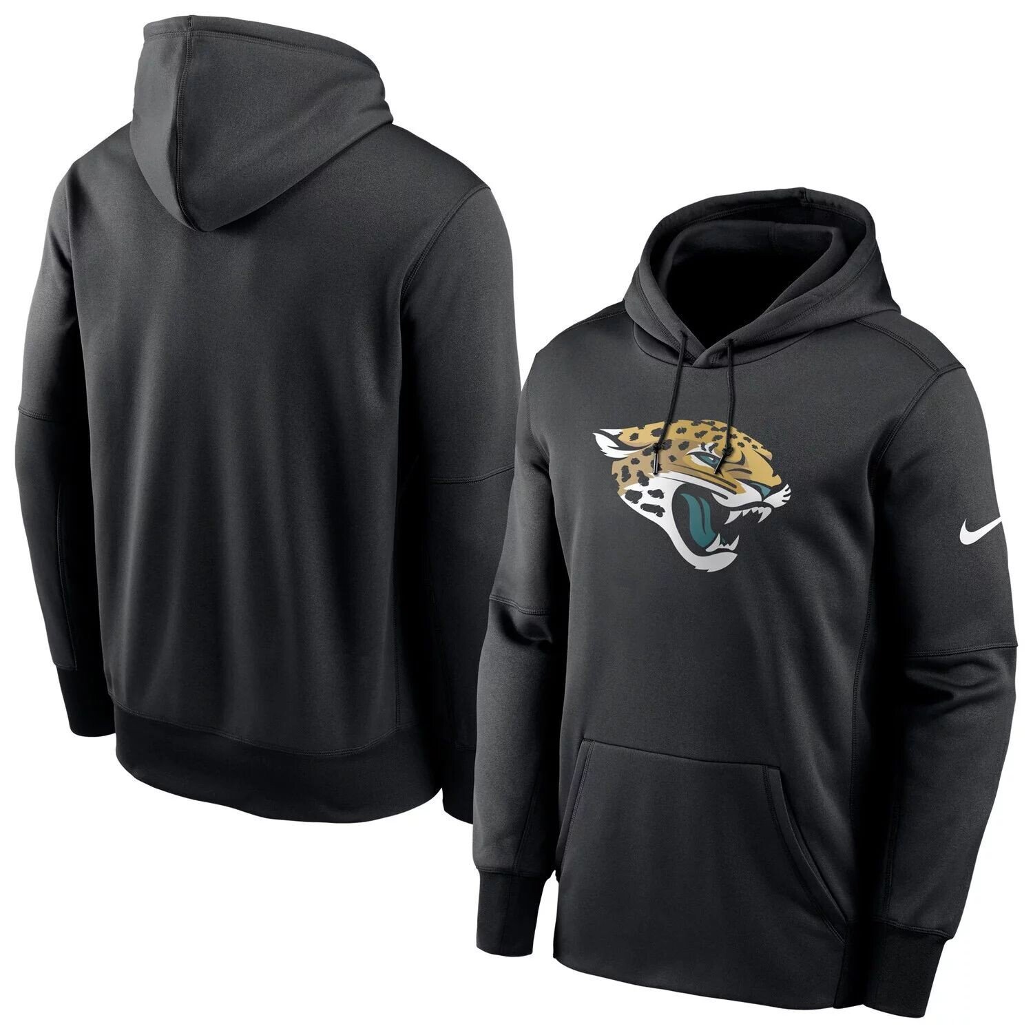 

Мужской черный пуловер с капюшоном Jacksonville Jaguars Fan Gear Primary Logo Therma Performance Nike