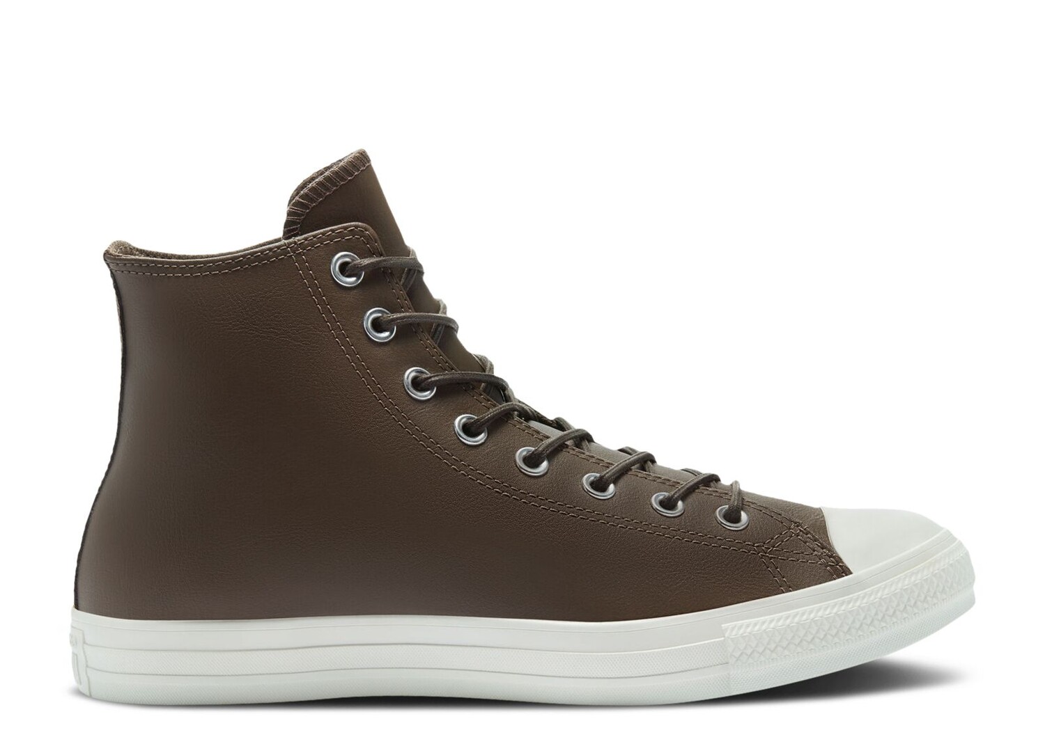 

Кроссовки Converse Chuck Taylor All Star High 'Color Leather - Engine Smoke', коричневый