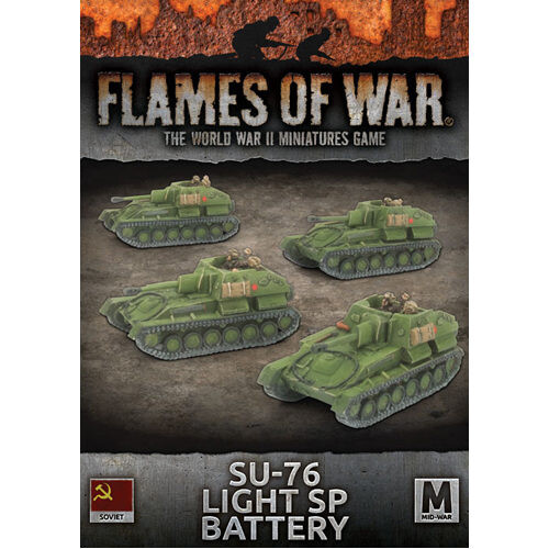 Фигурки Flames Of War: Su-76 Light Sp Battery