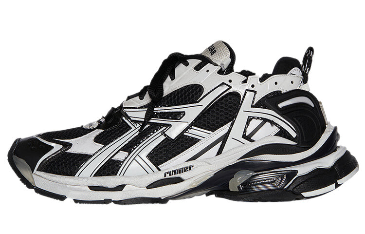 

Кроссовки Balenciaga Runner Breathable Daddy Shoes, черно-белый
