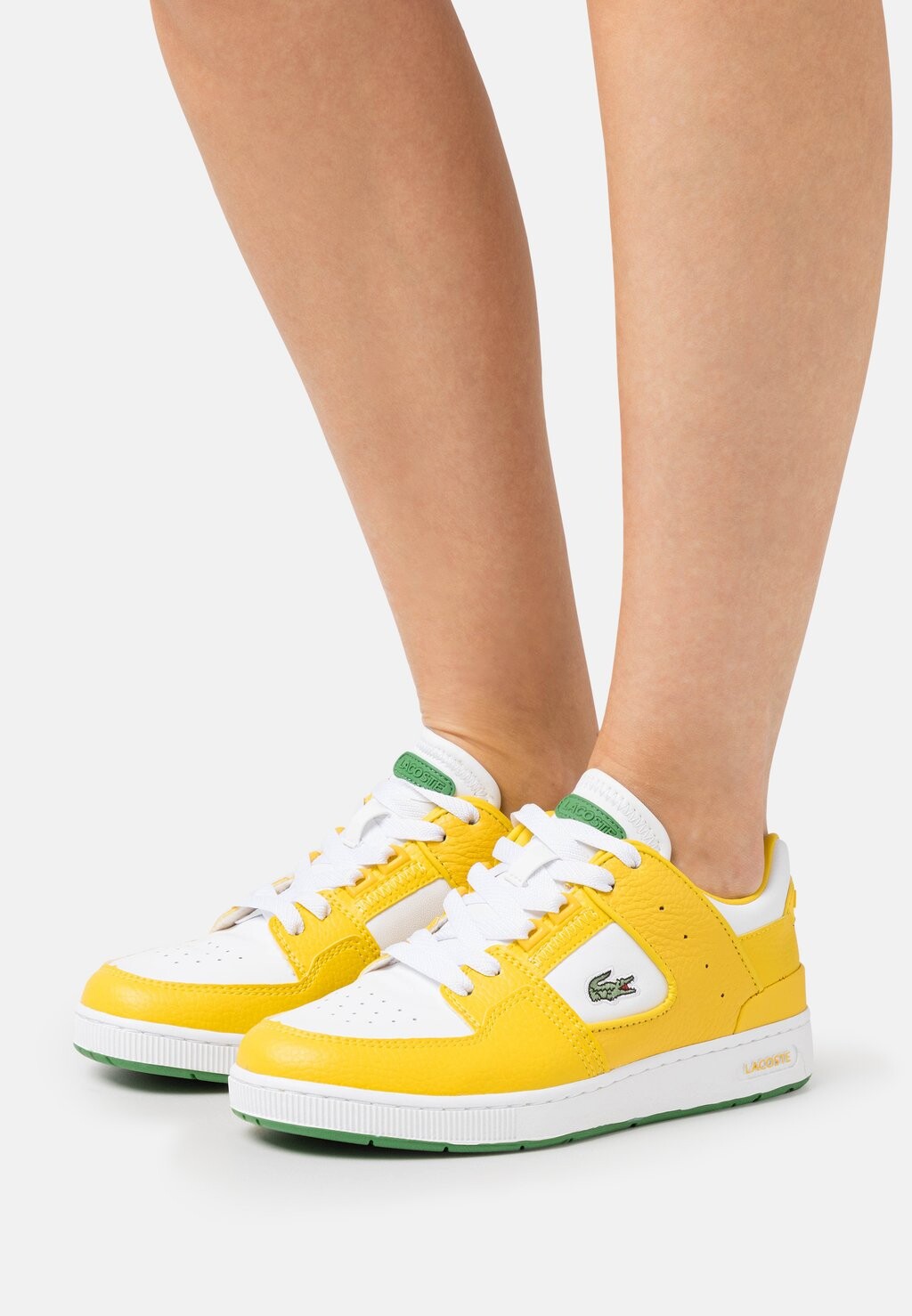 

Кроссовки Lacoste, белый/желтый