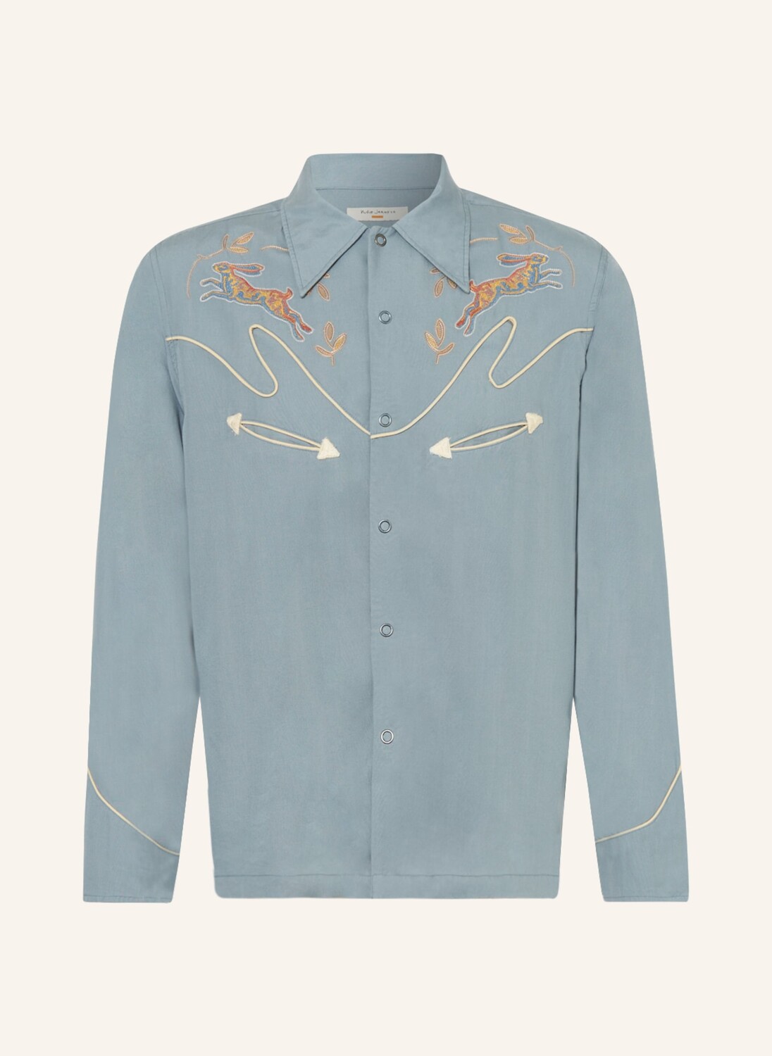 

Рубашка Nudie Jeans GONZO Comfort Fit, синий