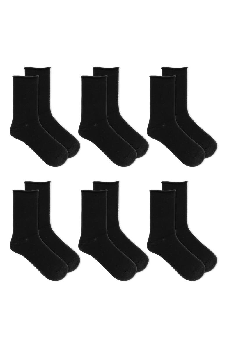 

Набор из 6 носков в рубчик K BELL SOCKS, черный