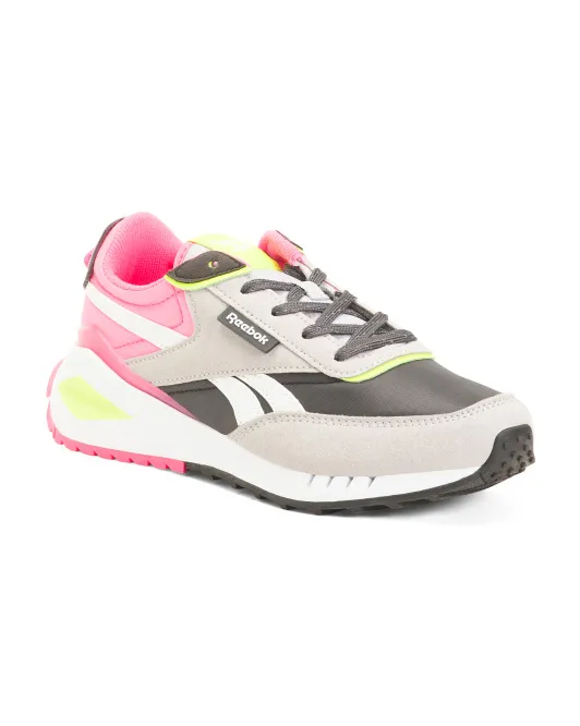 

Кроссовки Forte Racer (Little Kid, Big Kid) Reebok, серый/розовый