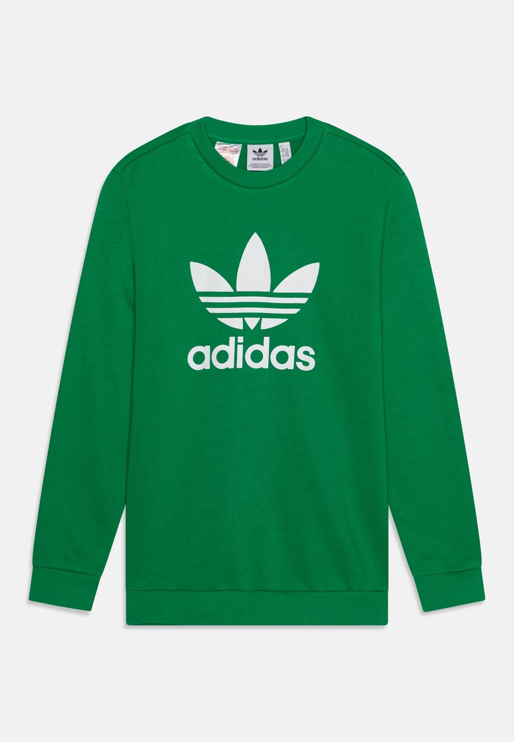 

Свитер Trefoil Crew Junior Unisex adidas Originals, зеленый
