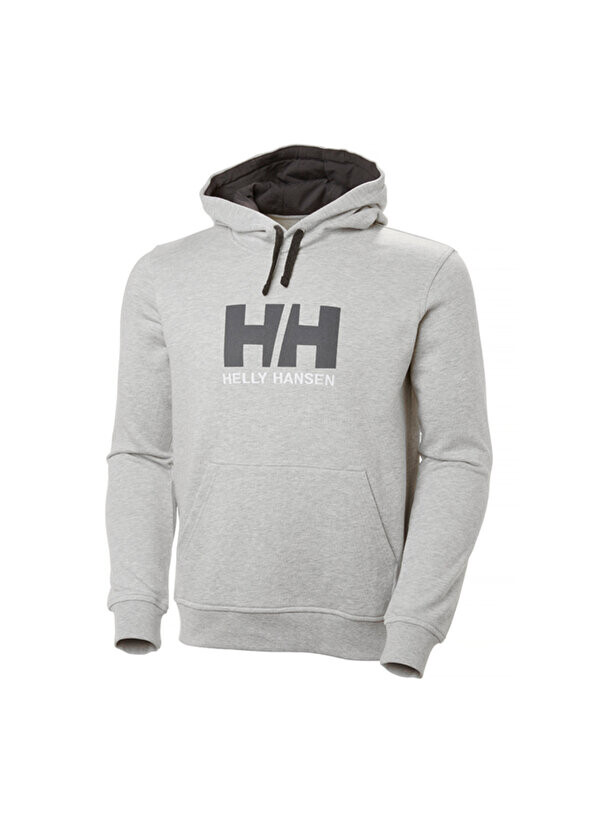 

Серая мужская толстовка с капюшоном и логотипом Helly Hansen, Серый, Серая мужская толстовка с капюшоном и логотипом Helly Hansen