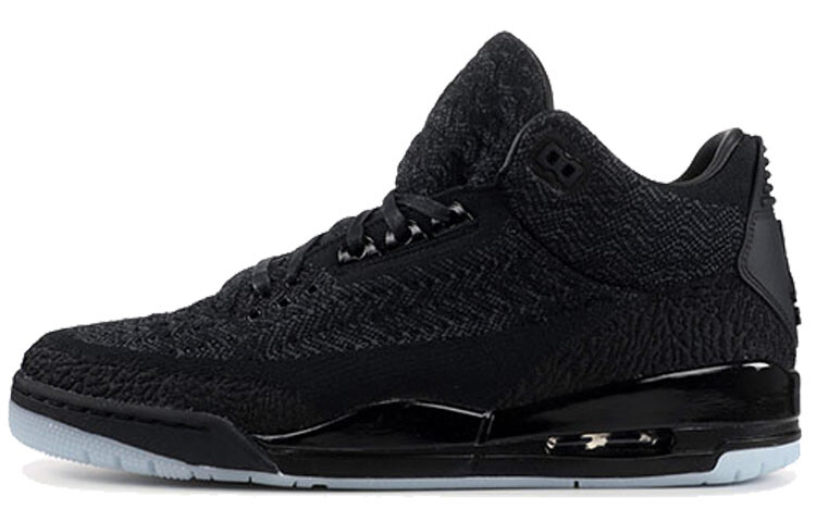 

Air Jordan 3 Retro Flyknit Vintage Баскетбольные кроссовки черные мужские