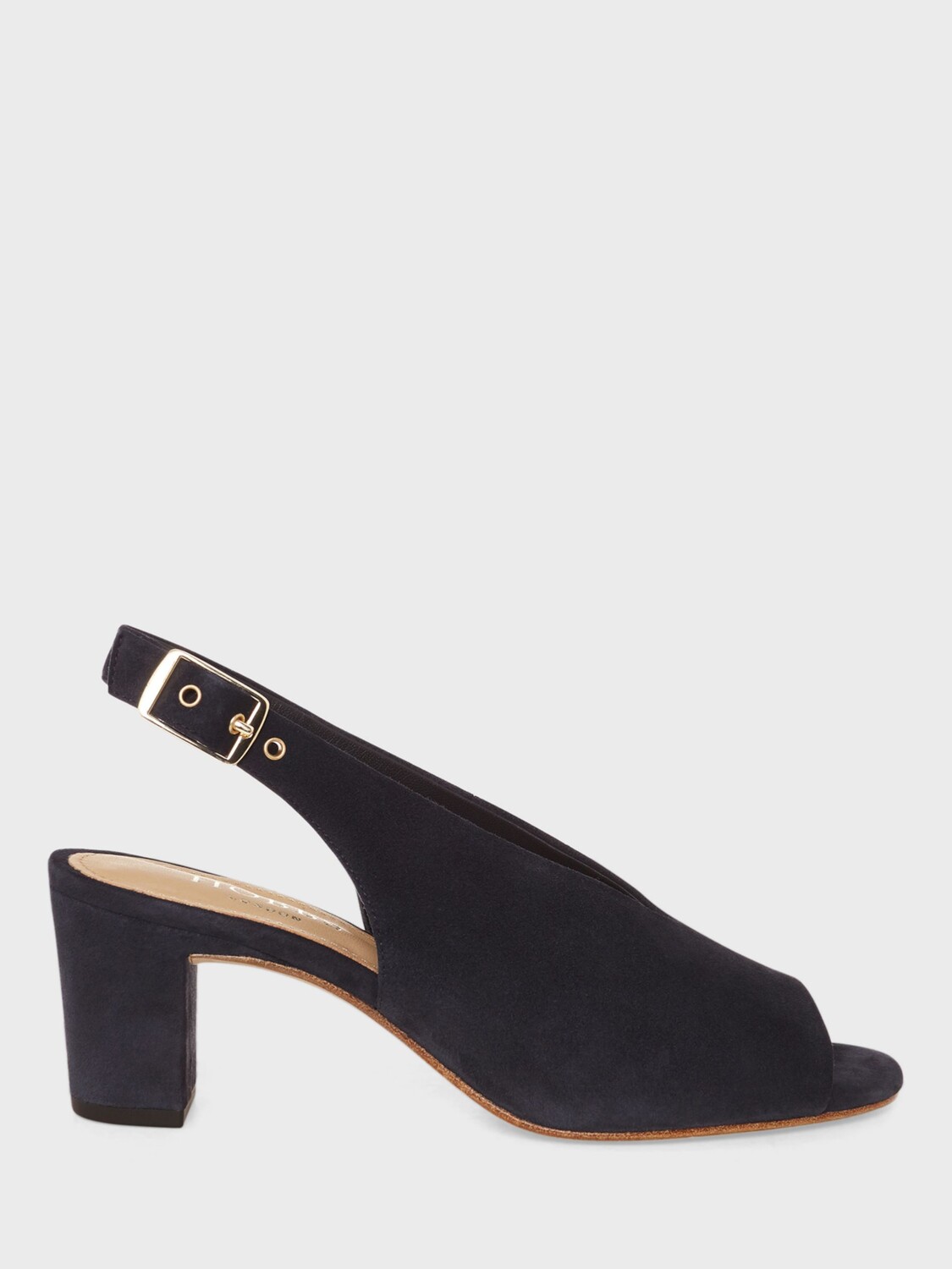 

Замшевые босоножки Hobbs Kali на каблуке, Midnight