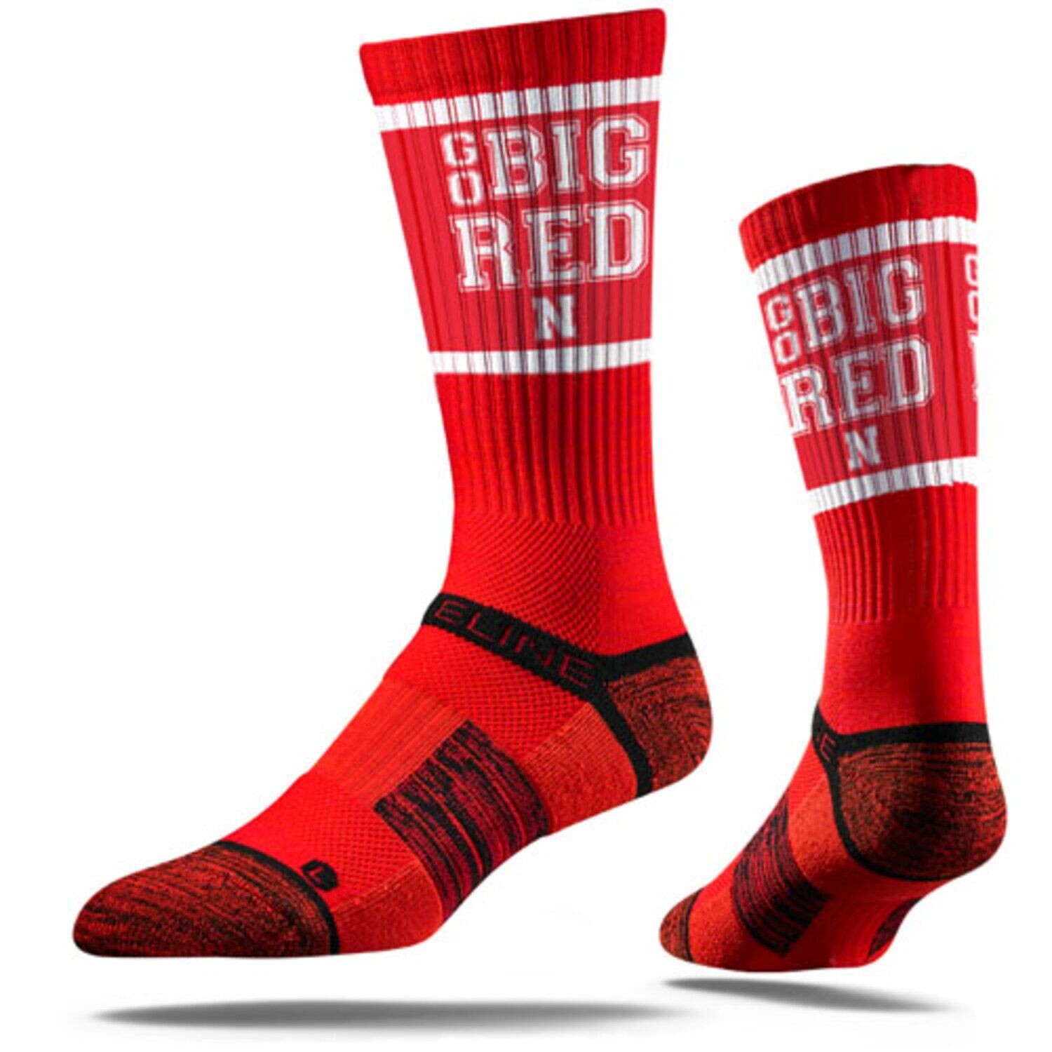 

Молодежные носки Strideline Nebraska Cornhuskers с надписью Crew Unbranded