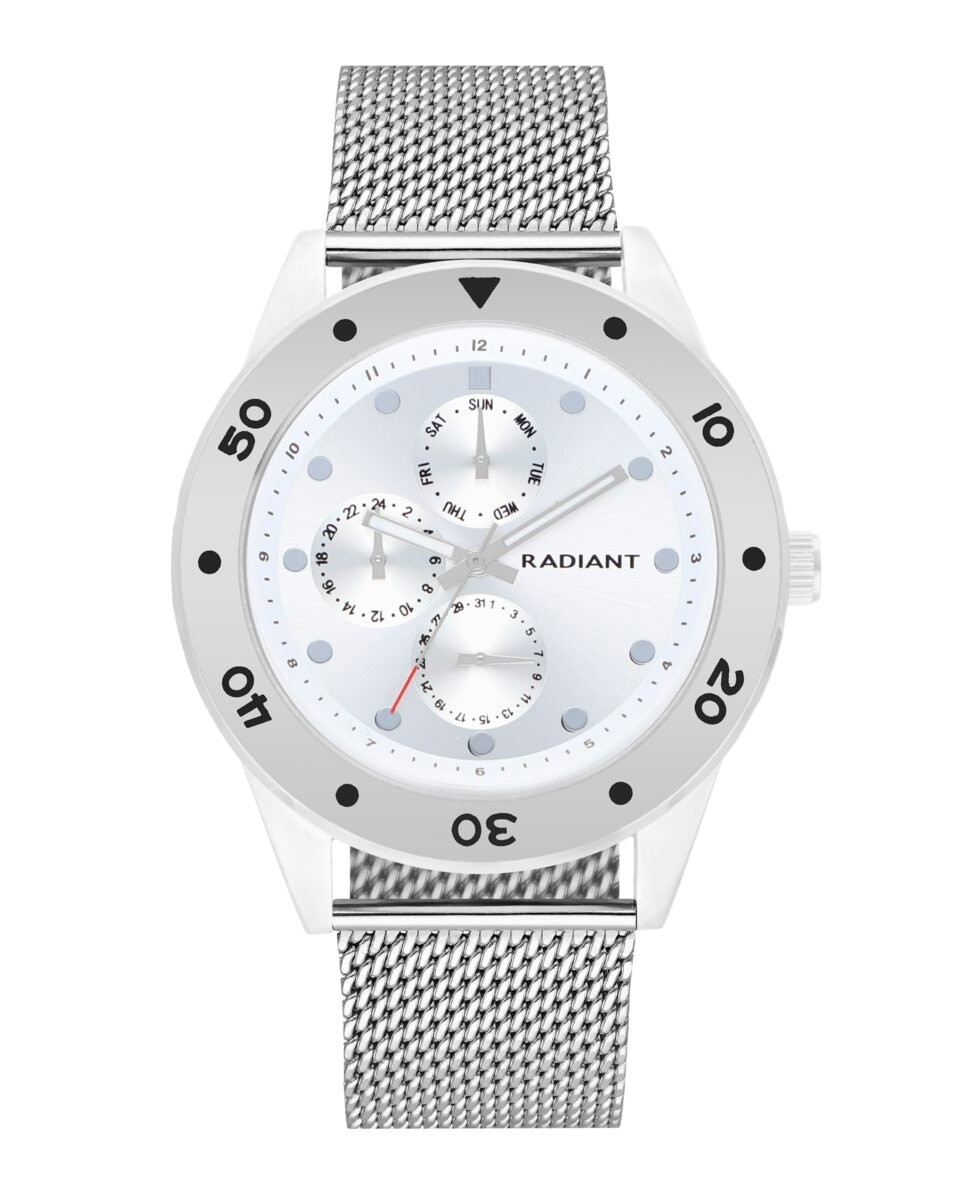 

Мужские часы Canarias RA617701 из стали с серебристо-серым ремешком Radiant, серебро