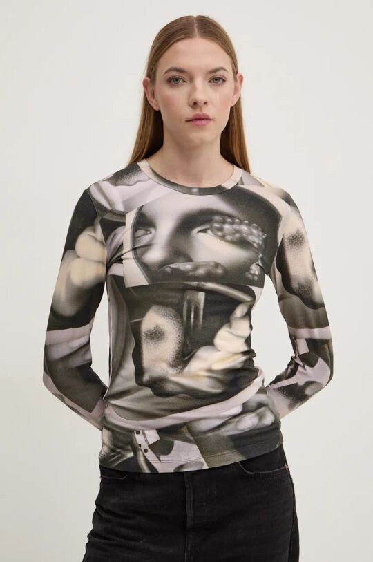 

Лонгслив СЮРРЕАЛИЗМ Desigual, зеленый
