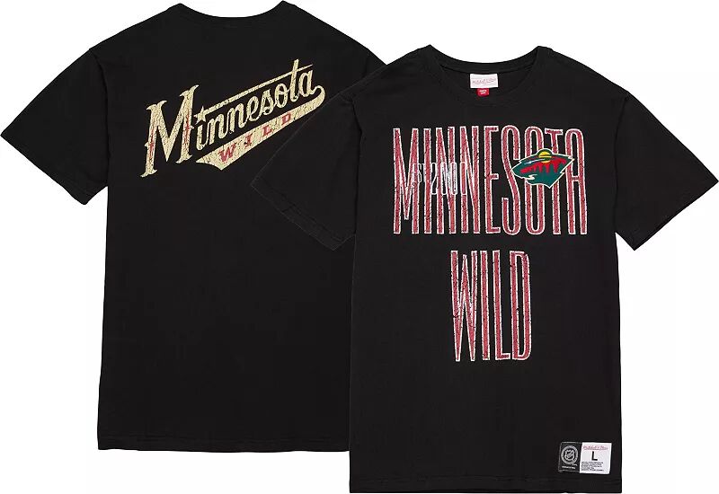 

Черная футболка Mitchell & Ness Minnesota Wild Team OG