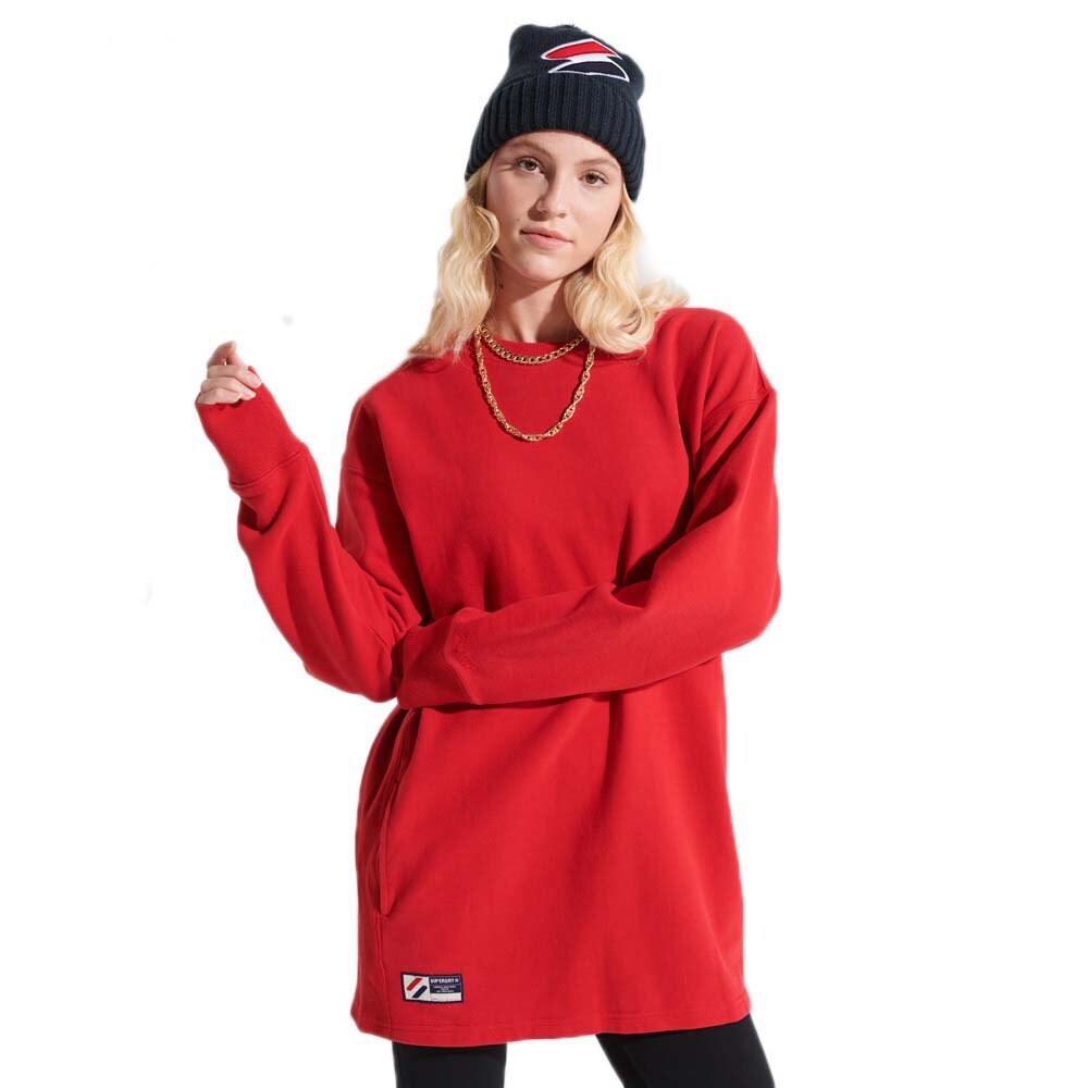

Платье Superdry Code Oversized Crew, красный