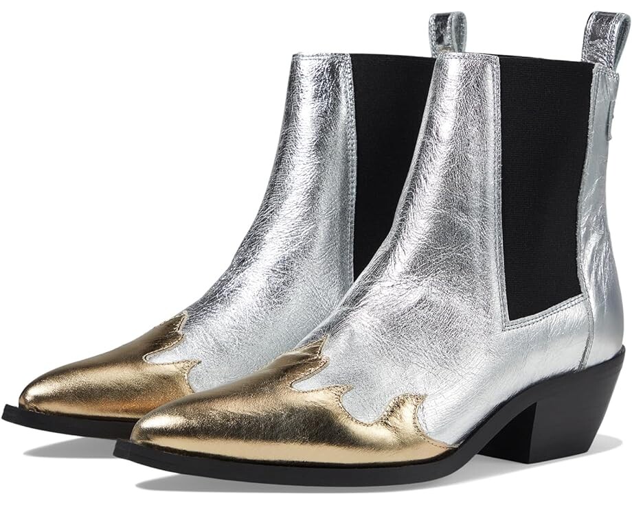 

Ботинки AllSaints Dellaware Boot, серебряный, Серый
