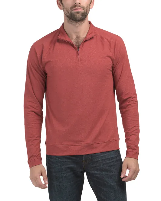 

Топ на молнии с принтом Cruiser Southern Tide, цвет Heather Red