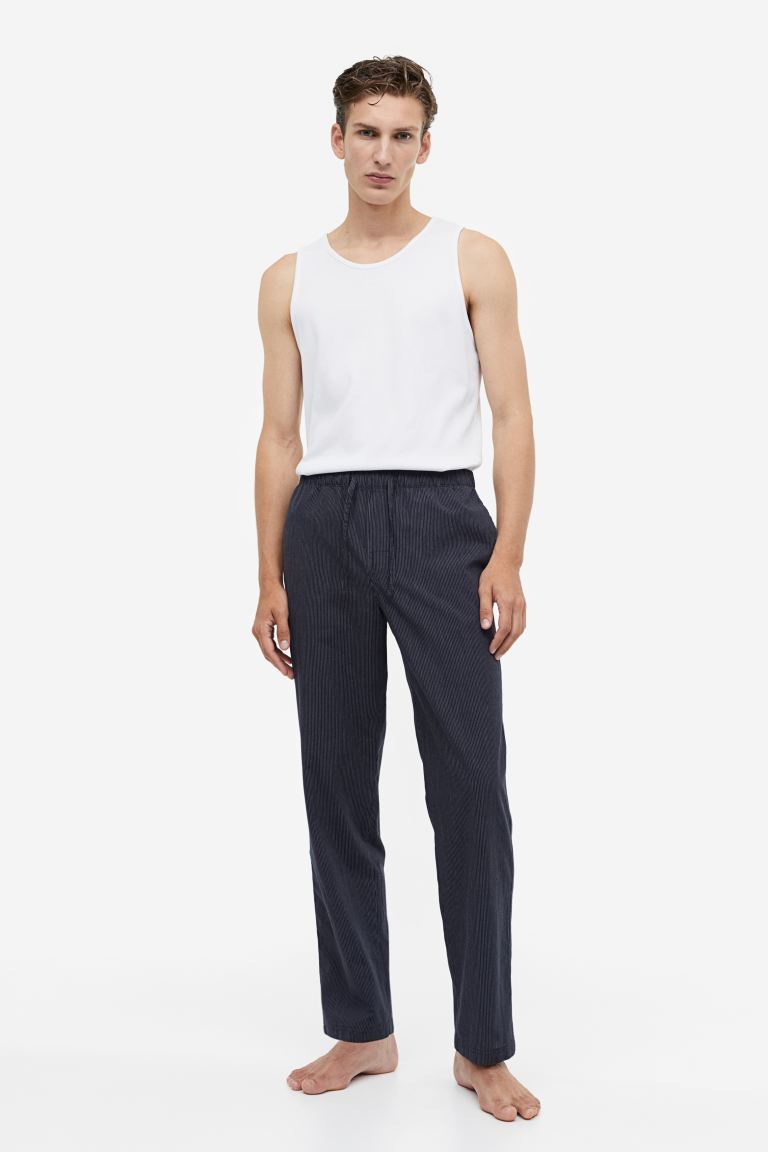 Комплект из 2 пижамных брюк стандартного кроя H&M комплект из 2 однотонных пижамных брюк big