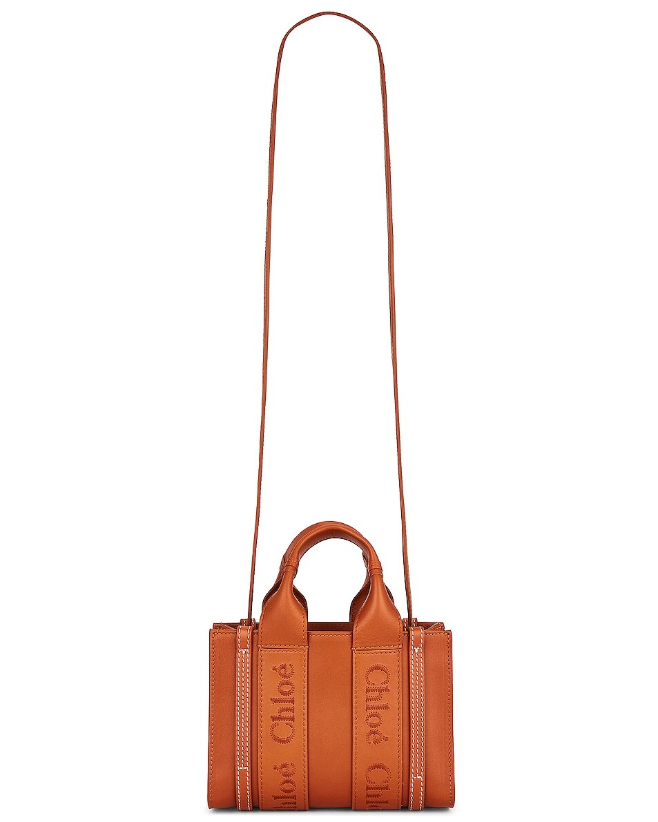 

Сумка кросс-боди Chloe Woody Mini Tote, цвет Caramel