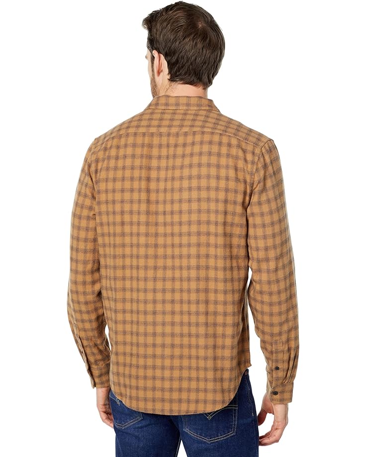 Рубашка 7 For All Mankind Double Pocket Shirt, цвет Camel Plaid