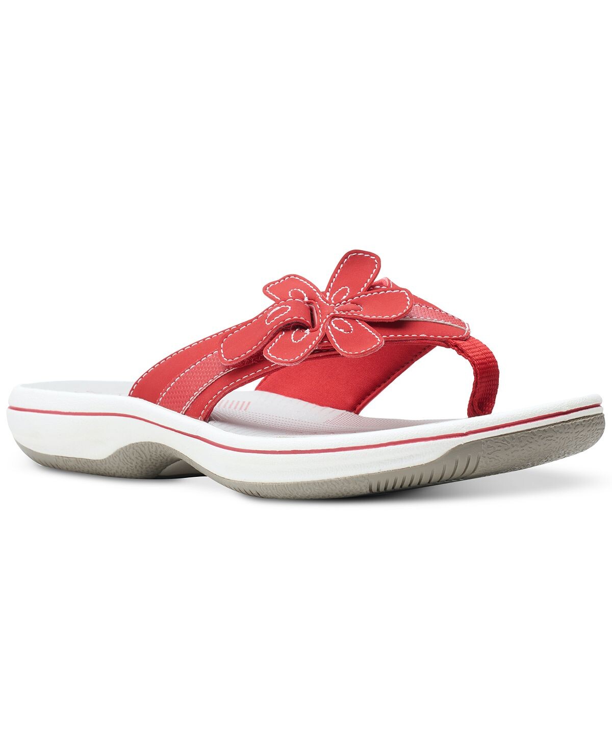 

Женские сандалии Cloudsteppers Brinkley Flora Clarks, красный