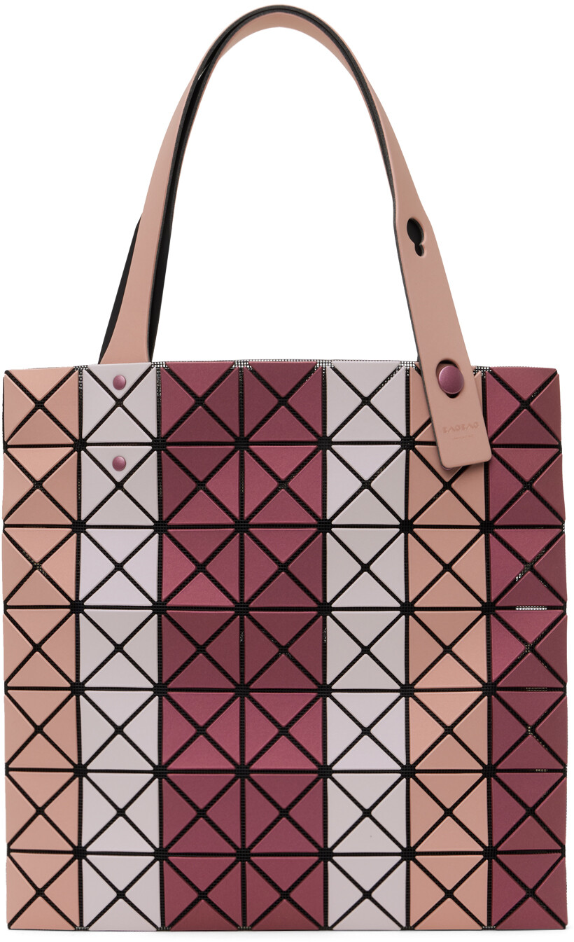 

Розовая сумка-тоут в полоску Prism BAO BAO ISSEY MIYAKE