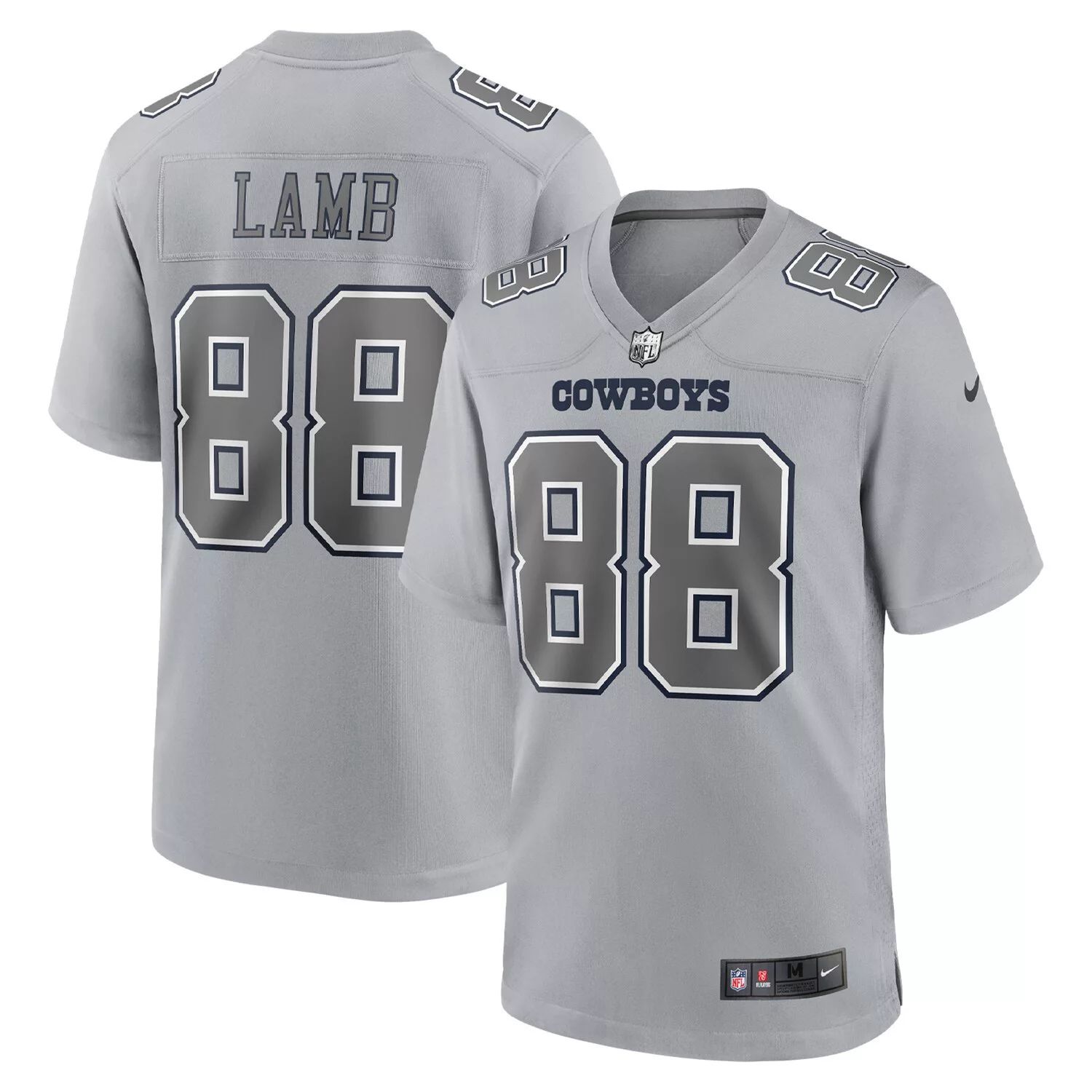 

Мужской трикотаж CeeDee Lamb Grey Dallas Cowboys Atmography Fashion Game Nike