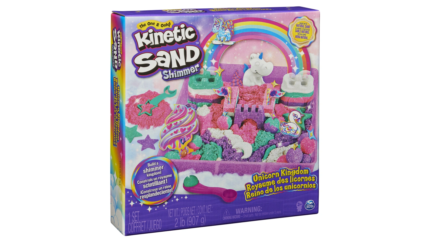 Spin Master Кинетический песок Игровой набор Rainbow Unicorn spin master кинетический песок sandisfactory set