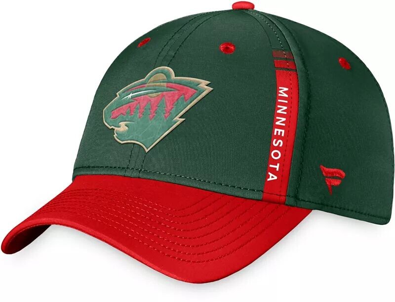 

Гибкая кепка NHL Minnesota Wild '22 Authentic Pro Draft