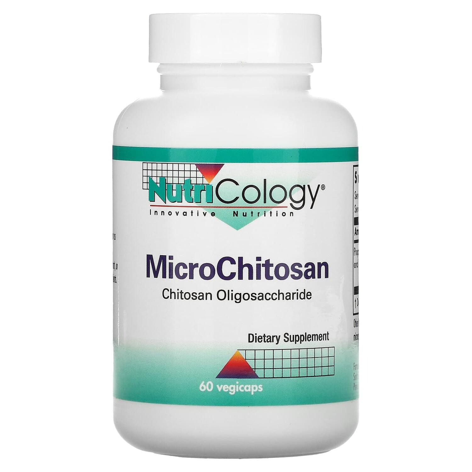 

MicroChitosan, 60 вегетарианских капсул, Nutricology