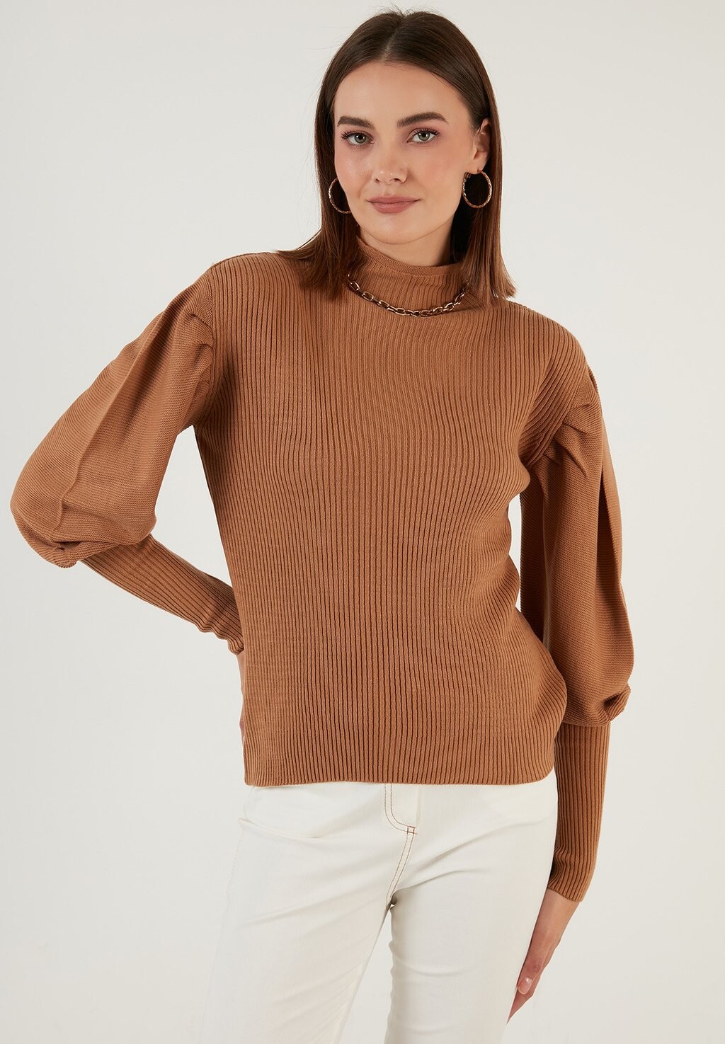 

Свитер LELA Regular Fit, светло-коричневый