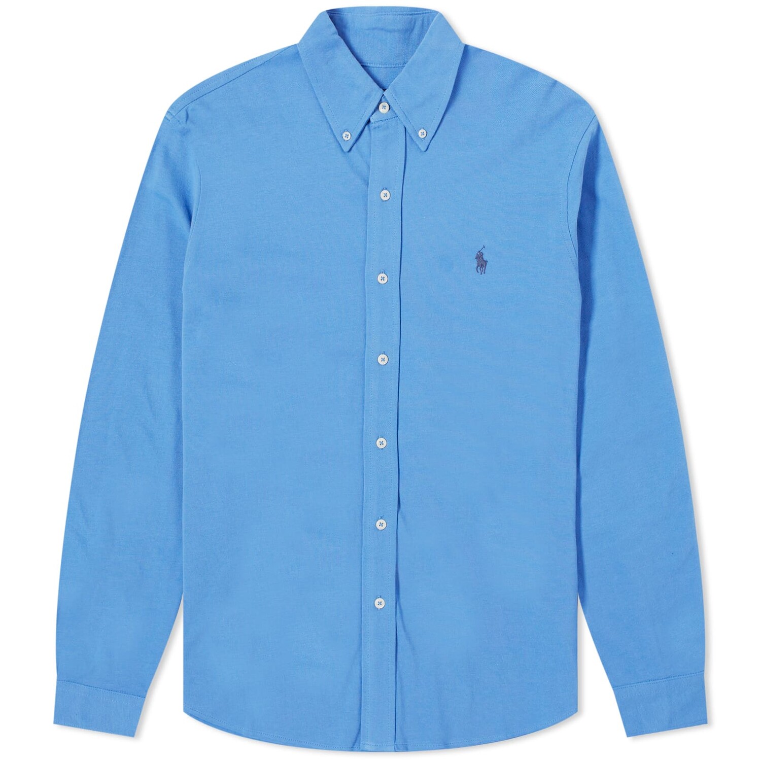 

Рубашка Polo Ralph Lauren Button Down Pique, цвет New England Blue