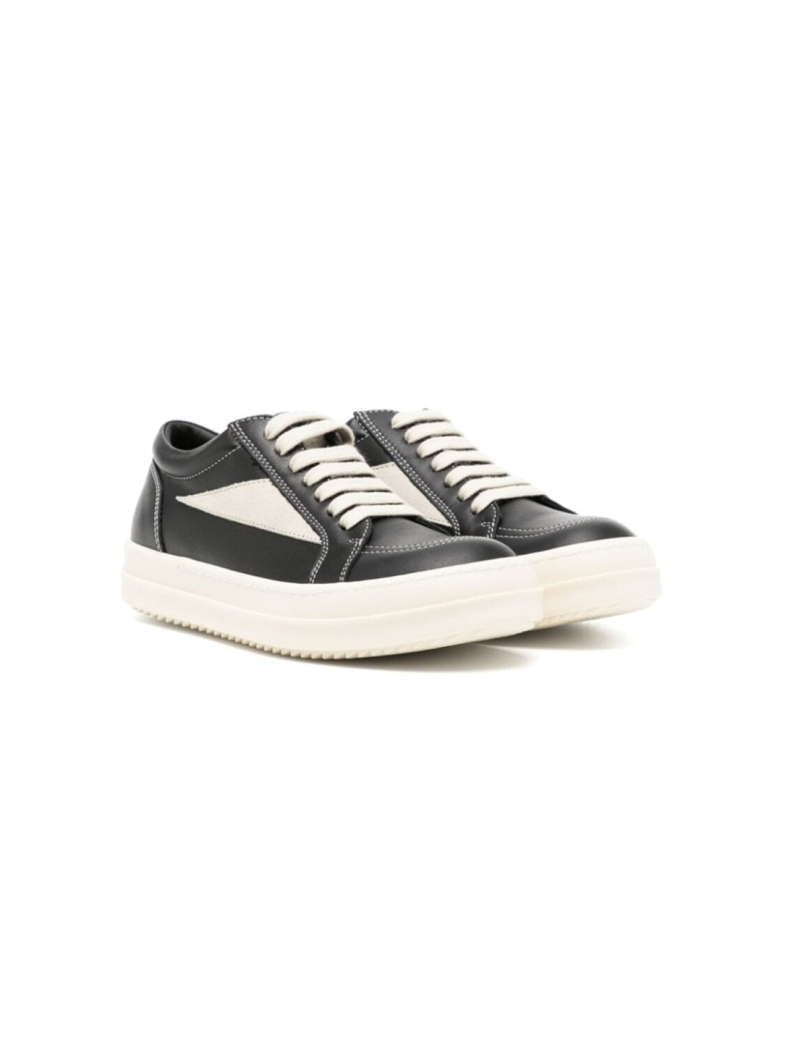 

Кроссовки на шнуровке Rick Owens Kids, черный