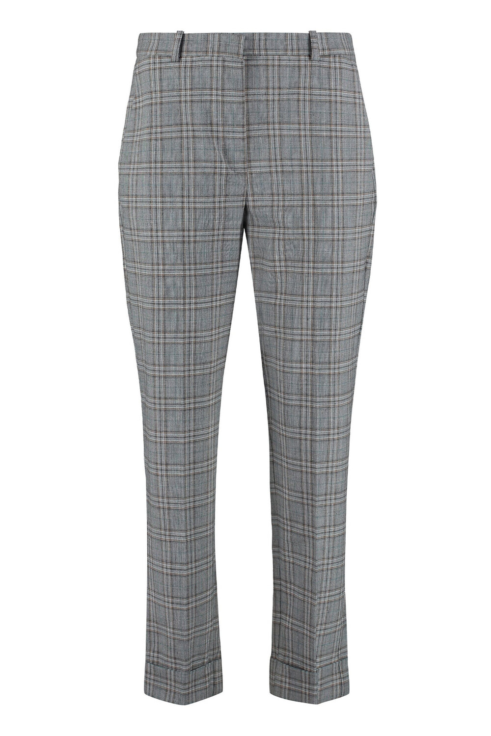 

Брюки Pulika из смесовой шерсти Pinko, серый