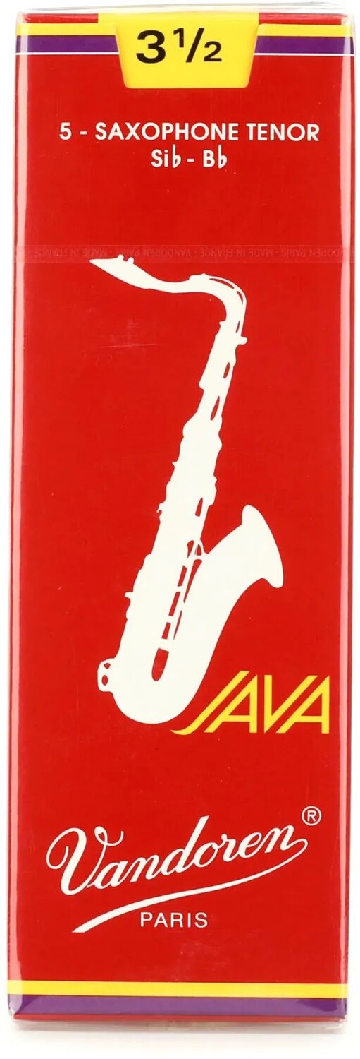 

Vandoren SR2735R — красные трости для тенор-саксофона JAVA — 3,5 (5 шт.)