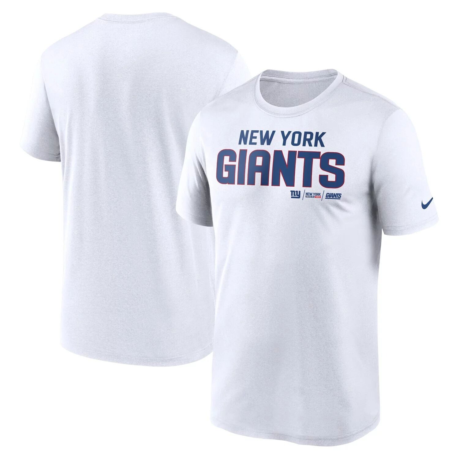 

Мужская белая футболка New York Giants Legend Community Performance Nike, Белый