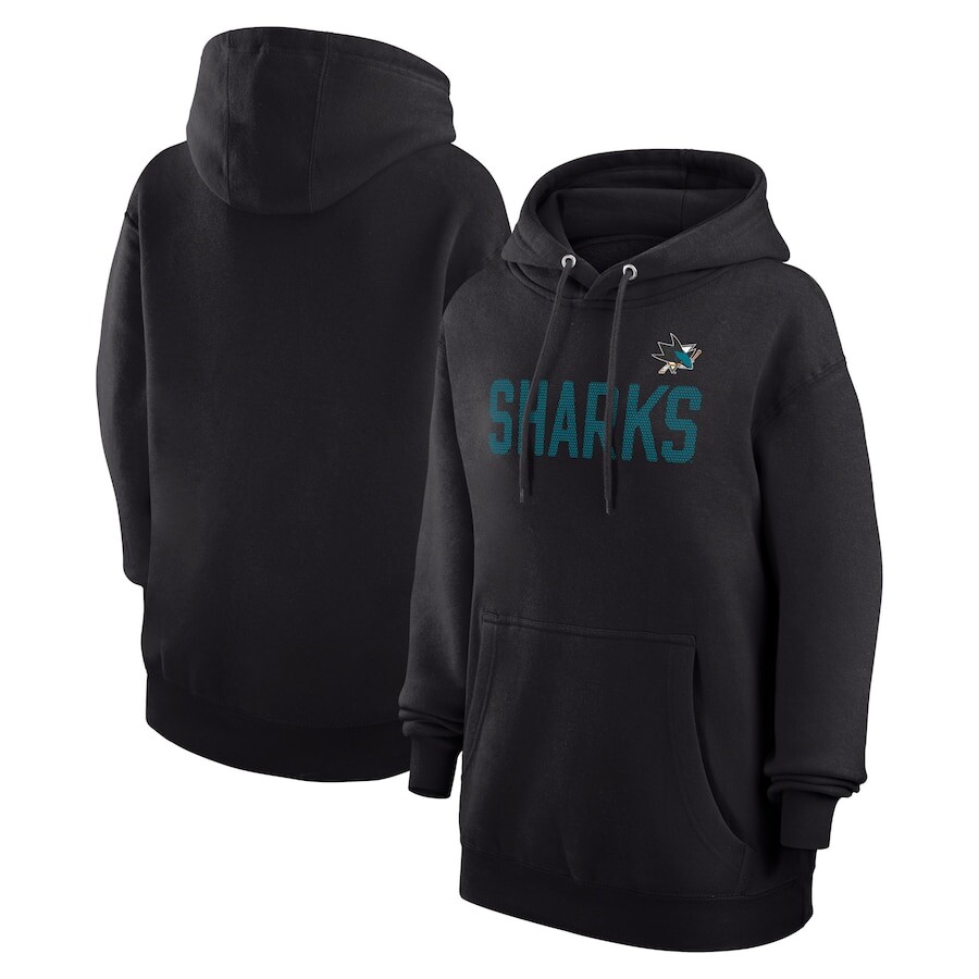 

Пуловер с капюшоном G-III 4Her by Carl Banks San Jose Sharks, черный