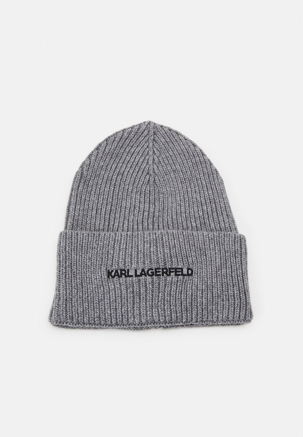 

Шапка ESSENTIAL BEANIE KARL LAGERFELD, серый меланж
